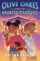 book cover for Olive Oakes and the Haunted Carousel