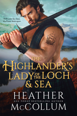 book cover for The Highlander's Lady of Loch and Sea