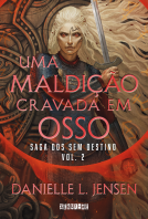 book cover for Uma maldição cravada em osso