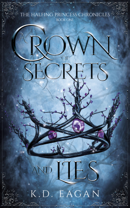 book cover for A Crown of Secrets and Lies