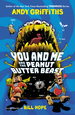 book cover for You and Me and the Peanut Butter Beast