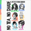 book cover for No Tea, No Shade