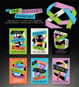 book cover for The Time Traveler's Passport collection