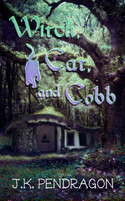 book cover for Witch, Cat, and Cobb