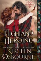 book cover for Highland Heroine