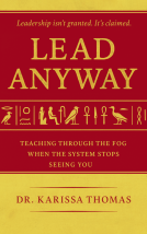 book cover for Lead Anyway
