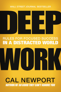 book cover for Deep Work