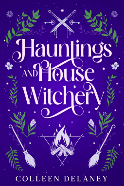 book cover for Hauntings and House Witchery