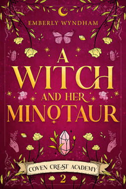 book cover for A Witch and Her Minotaur