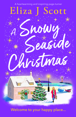book cover for A Snowy Seaside Christmas