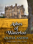 book cover for Ashes of Waterloo