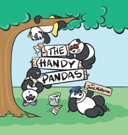 book cover for The Handy Pandas