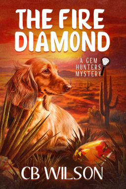 book cover for The Fire Diamond: A Gem Hunters Mystery