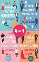 Buchcover für Triple Duty Bodyguards // Three Swedish Mountain Men // Faking With Benefits // Nanny For The Neighbors