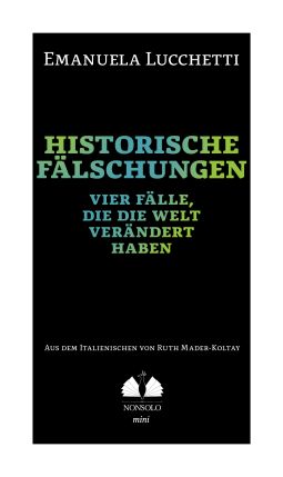 Buchcover für Historische Fälschungen