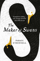 book cover for The Maker of Swans