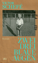 Buchcover für Zwei, drei blaue Augen