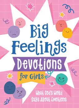 book cover for Big Feelings Devotions for Girls