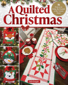 book cover for A Quilted Christmas