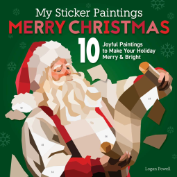 book cover for My Sticker Paintings: Merry Christmas