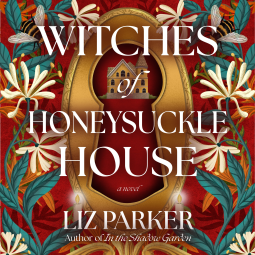 book cover for Witches of Honeysuckle House