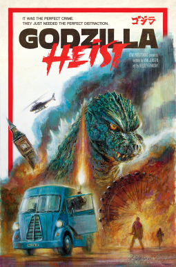 book cover for Godzilla: Heist