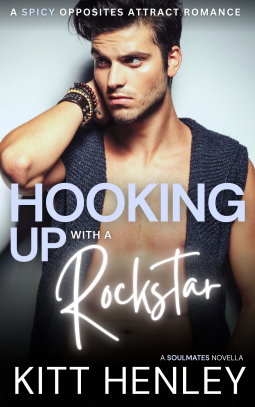 book cover for Hooking Up With a Rockstar