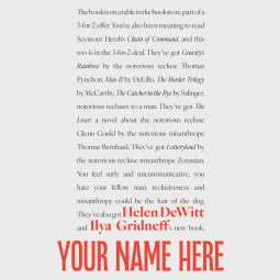 book cover for Your Name Here