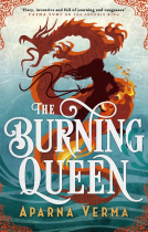 book cover for The Burning Queen