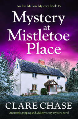 book cover for Mystery at Mistletoe Place (An Eve Mallow Mystery Book 15)