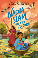 book cover for Nadia Islam, on the Record