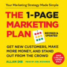 book cover for The 1-Page Marketing Plan