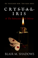 book cover for Crystal Iris and The Solenscint in the Mirror