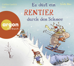 Buchcover für Es düst ein Rentier durch den Schnee