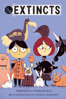 book cover for The Extincts