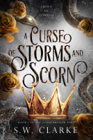 book cover for A Curse of Storms and Scorn