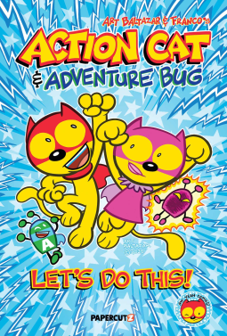 book cover for Action Cat & Adventure Bug