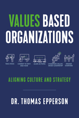 book cover for Values Based Organizations