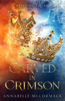 book cover for Carved in Crimson