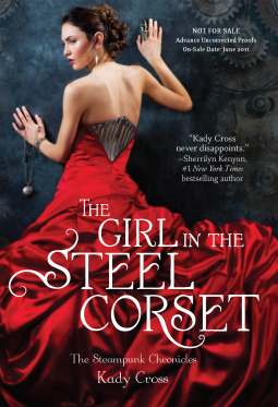 book cover for The Girl in the Steel Corset