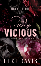 book cover for Pretty Vicious. A Southern Gothic Dark Academia Romance