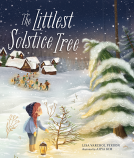 book cover for The Littlest Solstice Tree