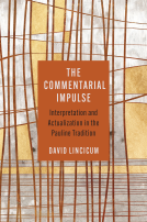 book cover for The Commentarial Impulse