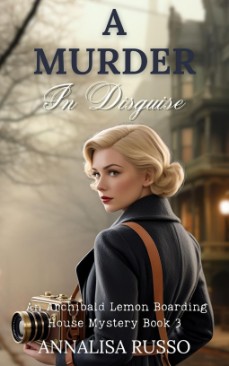 book cover for A Murder in Disguise