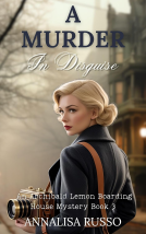 book cover for A Murder in Disguise