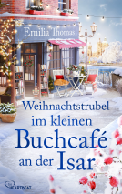 Buchcover für Weihnachtstrubel im kleinen Buchcafé an der Isar