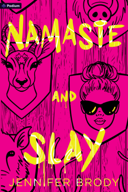book cover for Namaste and Slay