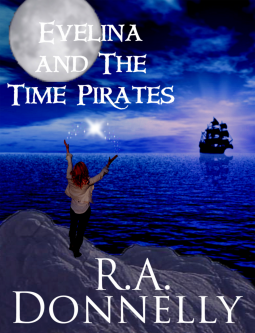 book cover for Evelina and the Time Pirates