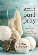 book cover for Knit, Purl, Pray