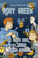 book cover for Rory Green: The Space Beez and the World Saving Sneeze